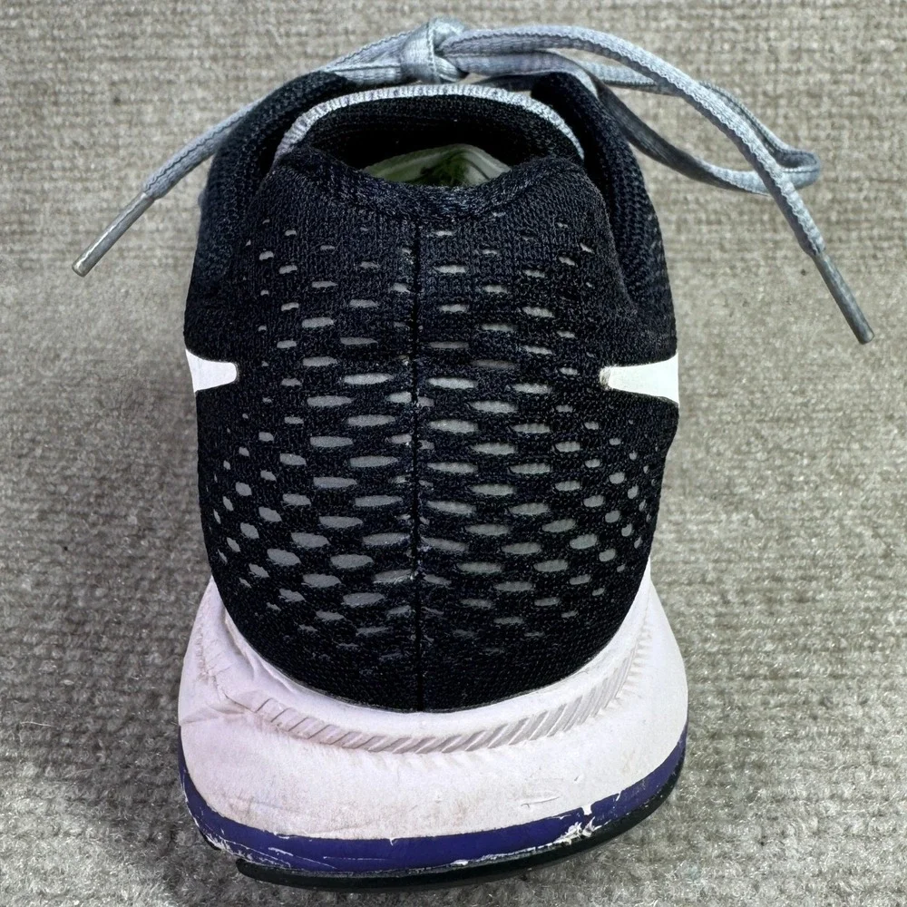 Nike Air Zoom Pegasus 33 Mens 7.5 Grey Purple Running Shoes‎ 831356-003